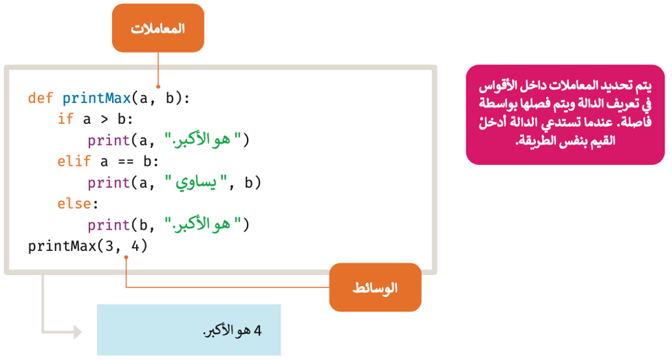 الدوال (Functions)