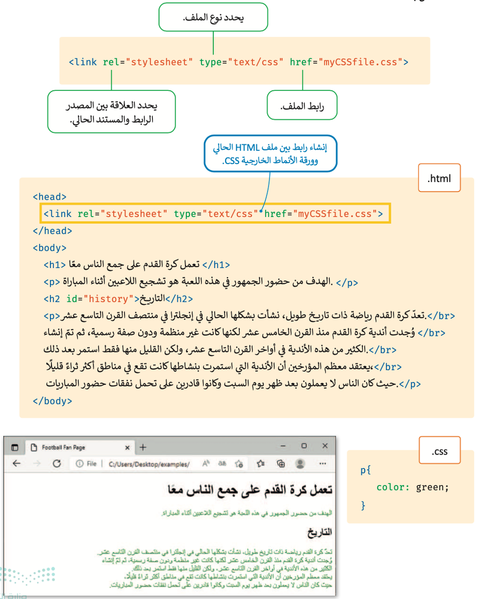 تصميم صفحات التنسيق النمطية