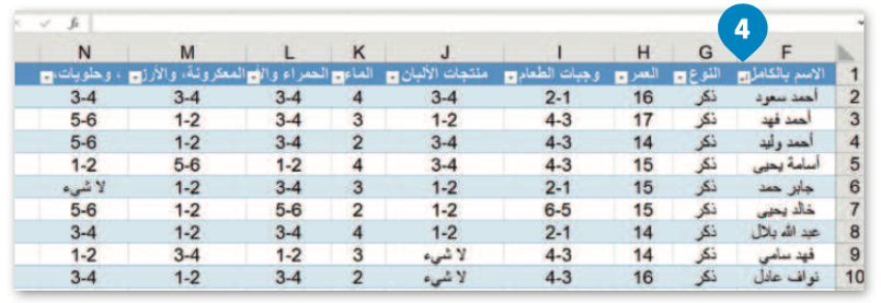 التعامل مع قاعدة البيانات 